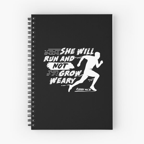 Item preview, She Will Run and not Grow Weary|she will soar on wings like eagles|she will run and not grow weary shirt|marathon gift|track and field gifts|running shirt|cross country coach|gift for runner designed and sold by MrStylish97.