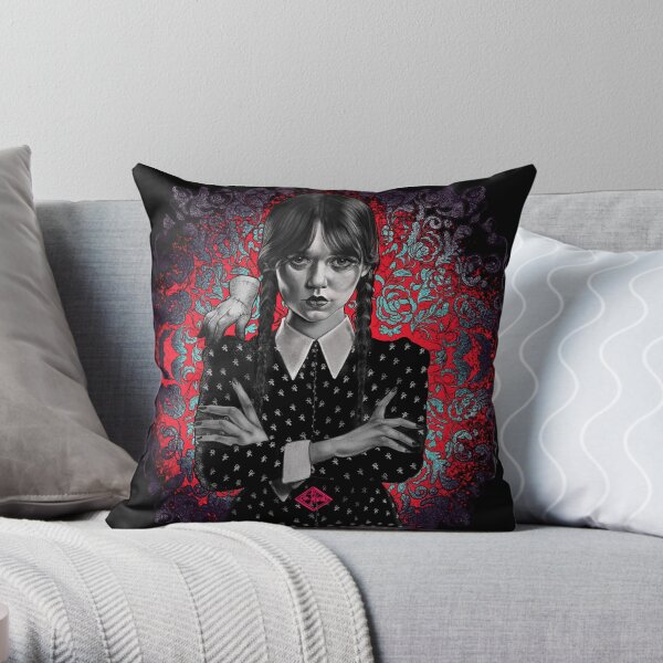 Wednesday Addams 2022 Throw Pillow
