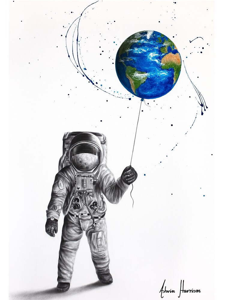 astronaut graphic tee