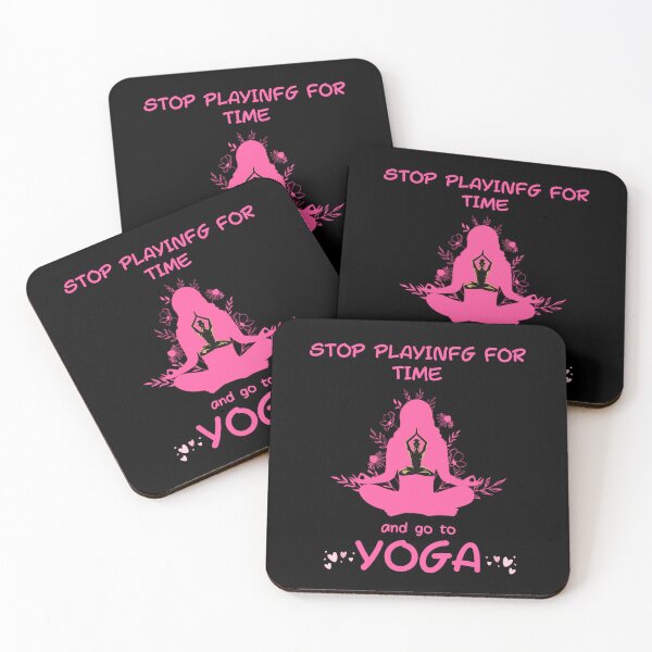 Item preview, Stop playing for time and go to yoga. Essential t-shirts. designed and sold by ConradoBullhead.