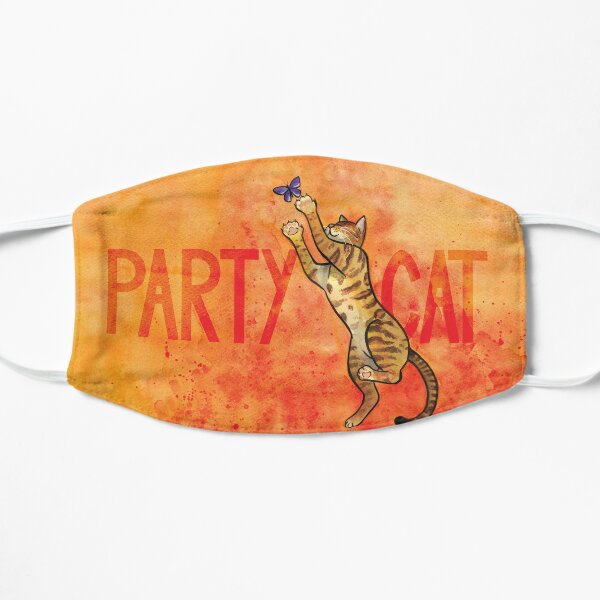 Party Cat Flat Mask