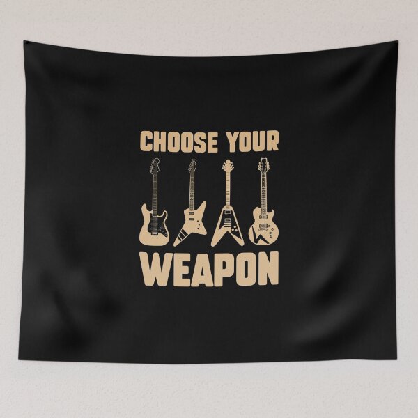 Item preview, Choose Your Weapon Cool Guitarist Tank Top designed and sold by tyalabenzyu.