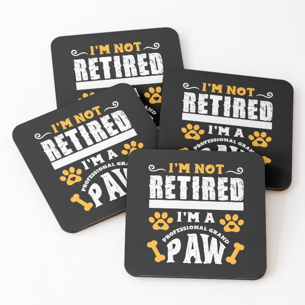 Item preview, Dog I'm not Retired I'm  Paw Tshirt designed and sold by superlola.
