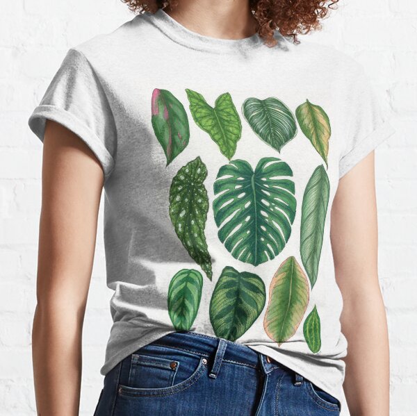 Plant Lover Leaves 1 Classic T-Shirt