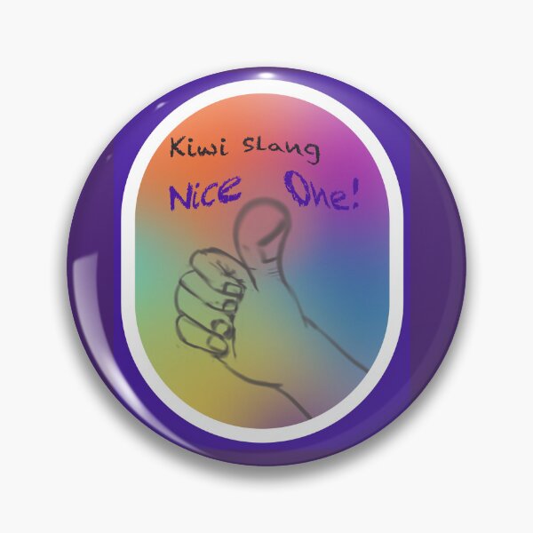Item preview, Kiwi slang nice one  designed and sold by Jacinta hunt.