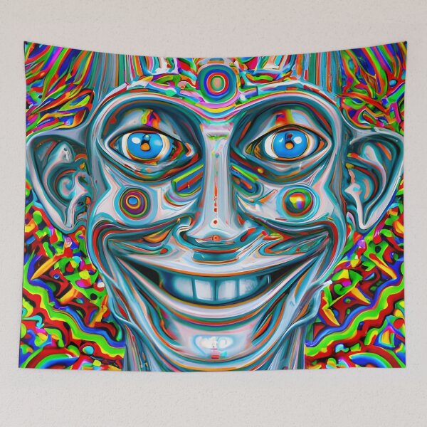 Item preview, Portal Greeter - Trippy Psychedelic Art designed and sold by TheThirdEye.