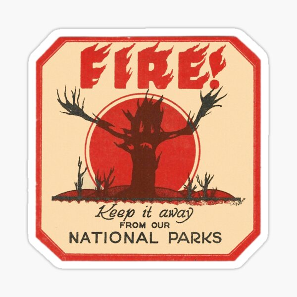 Item preview, Keep Fire out of National Parks Vintage designed and sold by hilda74.