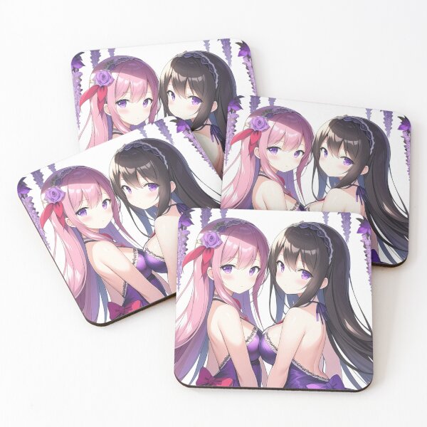 Item preview, Two cute anime sisters designed and sold by 100PercentOtaku.