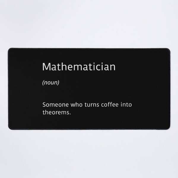 Item preview, Mathematician coffee funny - geek joke designed and sold by ArtsySue.