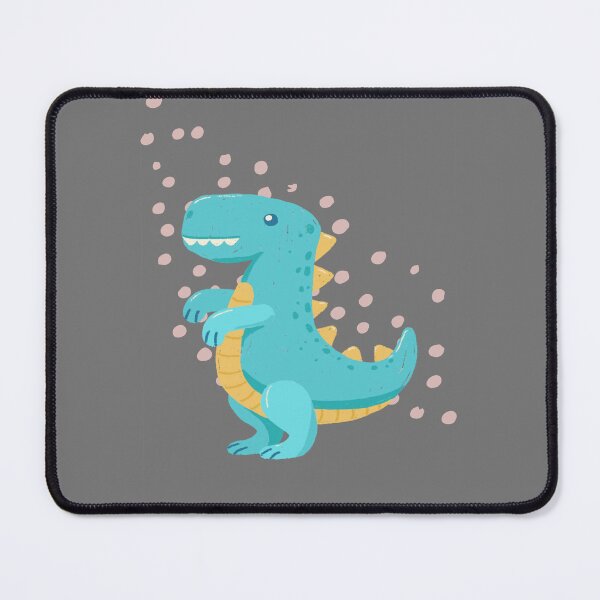Item preview,  Cute Blue Dinosaur ,cool,trendy,dino, blue and yellow dinosaur, designed and sold by Tamas Das.