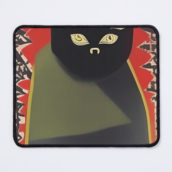 Item preview, Black Sindhi cat from Shikharpur had too much of John stuart mill and now needs a bit of vodka martini designed and sold by Ioncure Design Studio 1.