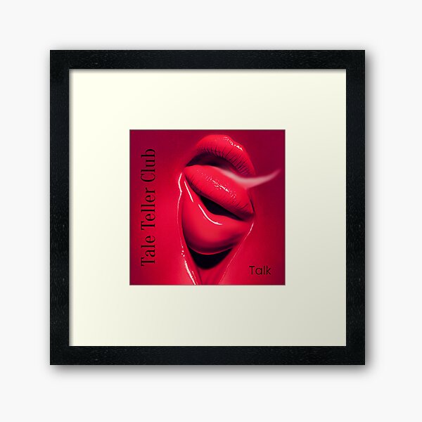 Tale Teller Club Record Cover Art by iServalan Talk CDM Music Track Framed Art Print