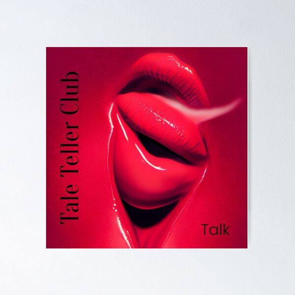 Tale Teller Club Record Cover Art by iServalan Talk CDM Music Track Poster
