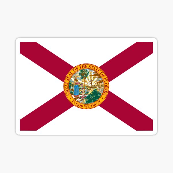 Artikel-Vorschau von Florida-Flagge, designt und verkauft von Gestreift.