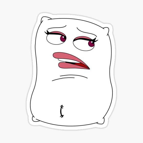 Big Mouth Jay's Pillow Sticker