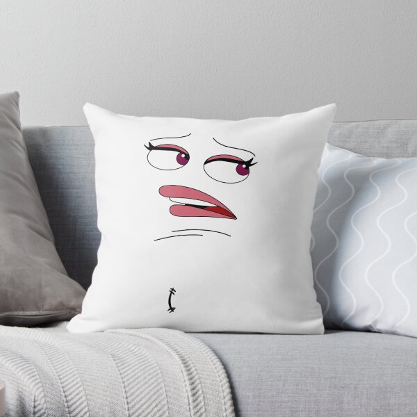 Big Mouth Jay's Pillow Throw Pillow