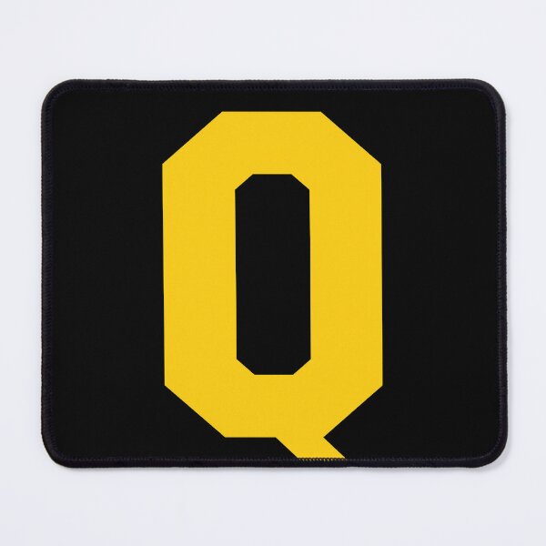 Item preview, Alphabet, Yellow Q, Sports letter Q designed and sold by TheCultStuff.