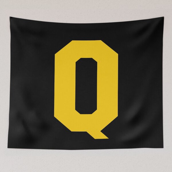 Item preview, Alphabet, Yellow Q, Sports letter Q designed and sold by TheCultStuff.
