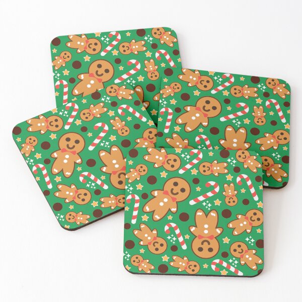 Item preview, Mini Adventures green gingerbread men  designed and sold by smalladventures.
