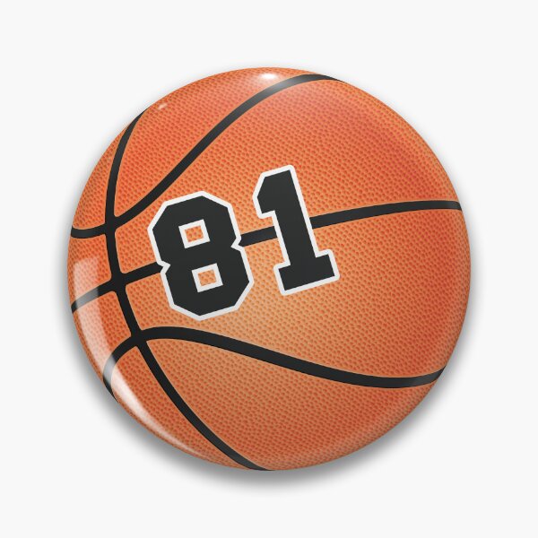 Item preview, Basketball ball number 81, eighty one designed and sold by TheCultStuff.
