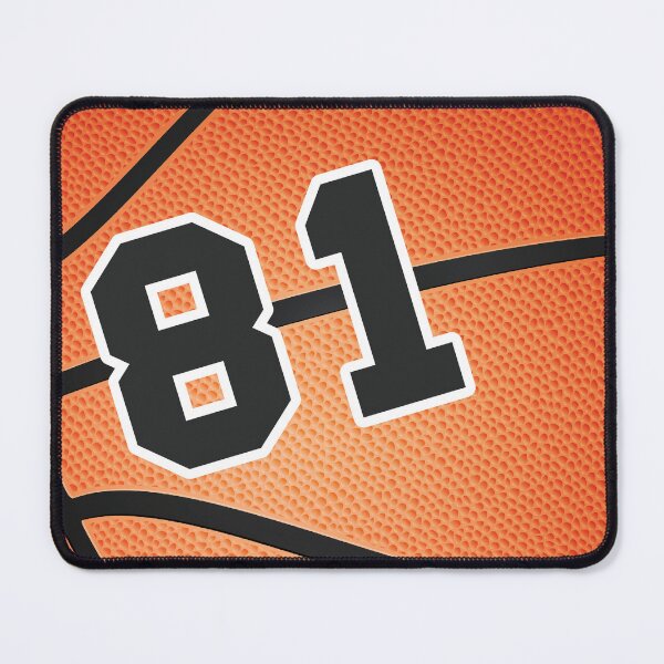Item preview, Basketball ball number 81, eighty one designed and sold by TheCultStuff.