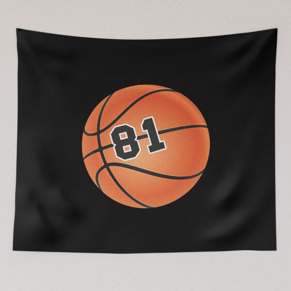 Item preview, Basketball ball number 81, eighty one designed and sold by TheCultStuff.