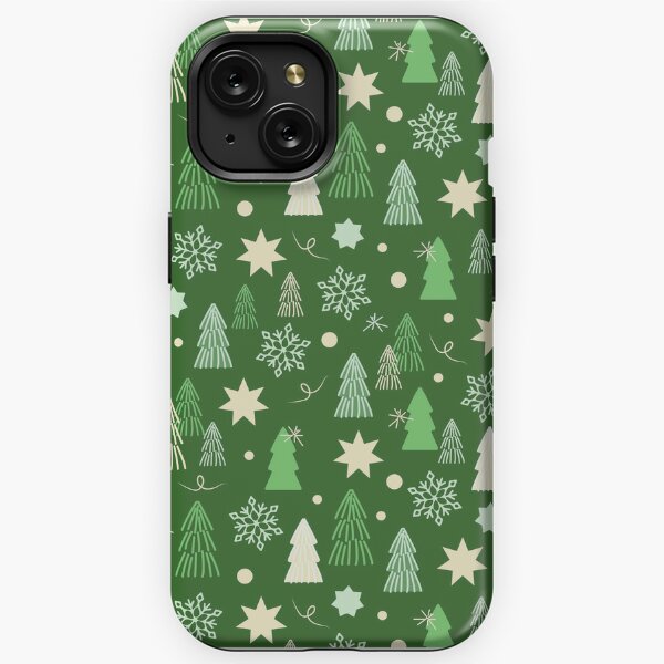 christmas forest iPhone Tough Case