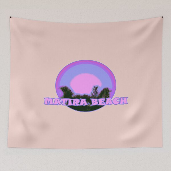 Item preview, Matira Beach Palm Trees and Typography - Bora Bora - French Polynesia - South Pacific - text low placement 4 of 6 designed and sold by Beachy.