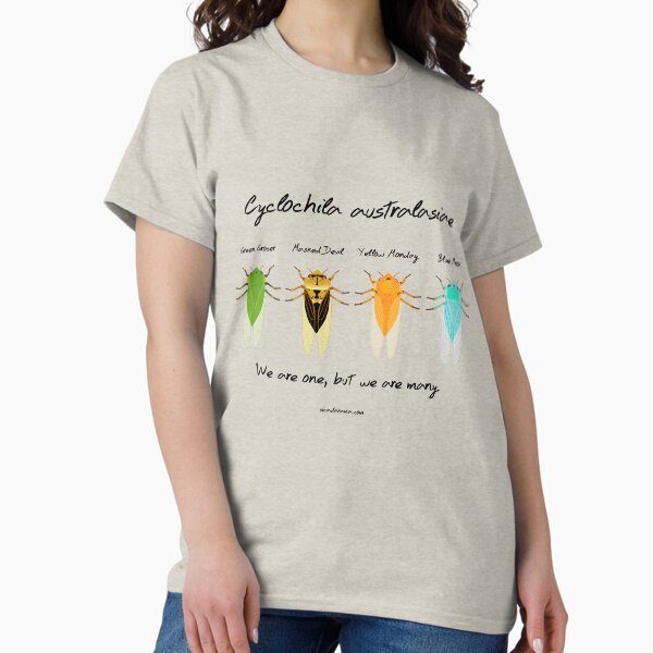 Item preview, "We are one" - Cyclochila australasiae cicadas designed and sold by cicadarama.