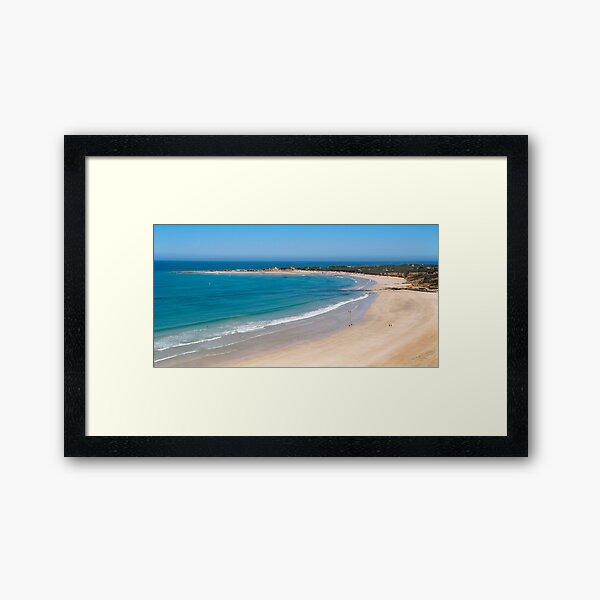 Message in the Sand,Point Roadknight Framed Art Print
