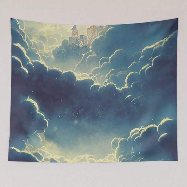 Item preview, THE MOVING CITY IN THE CLOUDS designed and sold by chatzous.