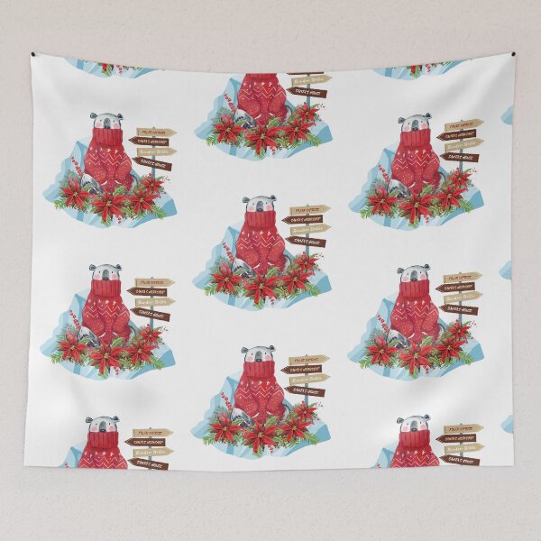 Item preview, Polar Express Cute Polar Bear Christmas Design designed and sold by OByD.