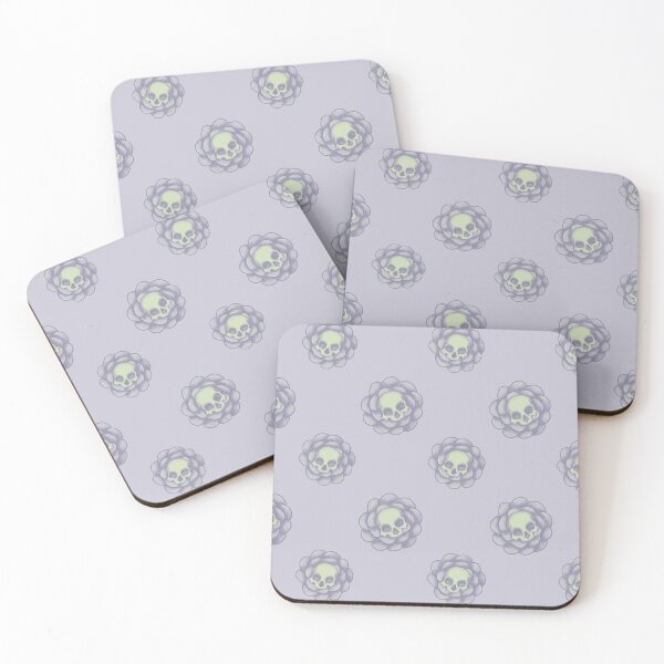 Item preview, Toxic By Nature Flower Skulls designed and sold by Midnight Coffee.