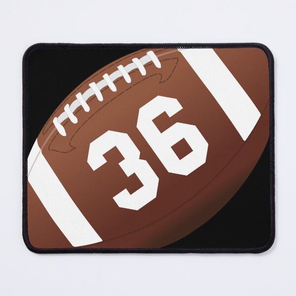 Item preview, American football ball number 36, thirty six designed and sold by TheCultStuff.