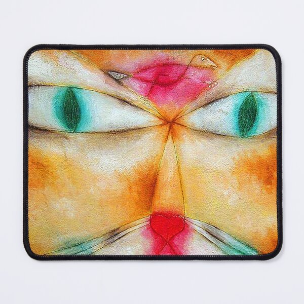 Item preview,  Bauhaus Paul Klee cat and bird,vintage museum exhibition ,paul klee paintings, designed and sold by Tamas Das.