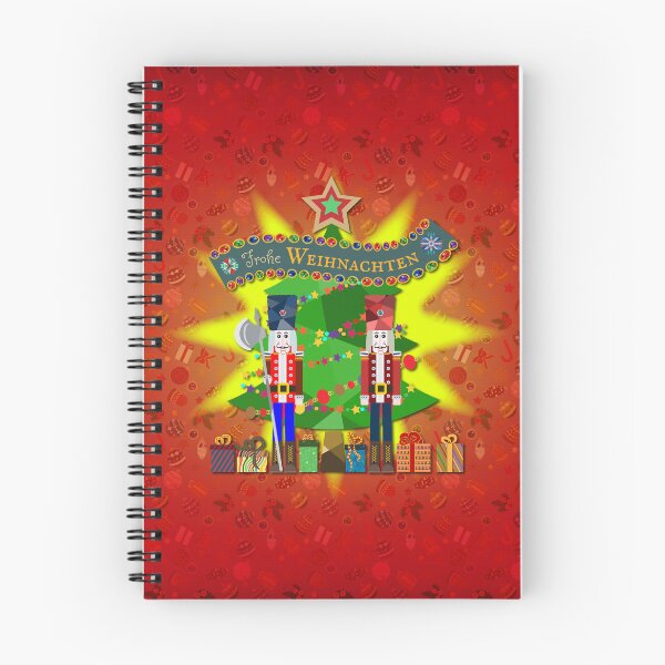 Item preview, Christmas Soldiers Nutcrackers  and Christmas tree "Frohe Weihnachten" designed and sold by MC Art Studio.