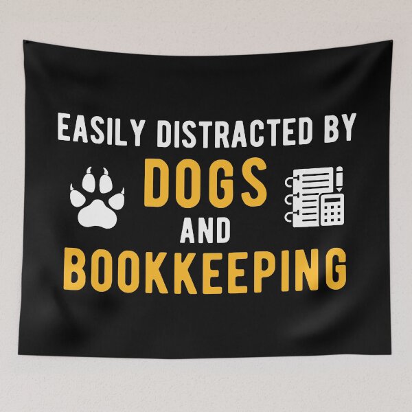 Item preview, Dog Lover Bookkeeper Bookkeeping designed and sold by NestaReign.