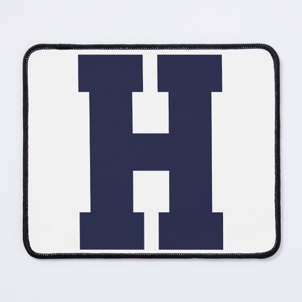 Item preview, Alphabet, Marine Blue H, Sports letter H navy designed and sold by TheCultStuff.