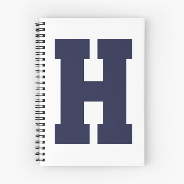 Item preview, Alphabet, Marine Blue H, Sports letter H navy designed and sold by TheCultStuff.