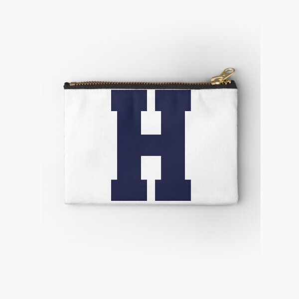 Item preview, Alphabet, Marine Blue H, Sports letter H navy designed and sold by TheCultStuff.