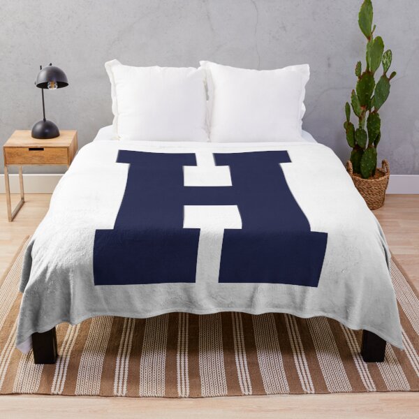 Item preview, Alphabet, Marine Blue H, Sports letter H navy designed and sold by TheCultStuff.