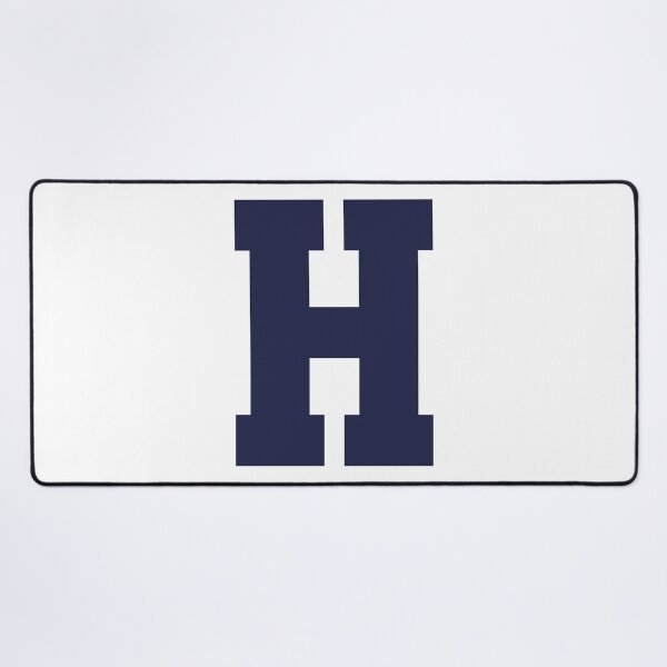 Item preview, Alphabet, Marine Blue H, Sports letter H navy designed and sold by TheCultStuff.