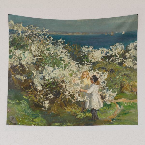 Item preview, Picking Blossom over Mount’s Bay by Garnet Ruskin Wolseley  designed and sold by RickE.