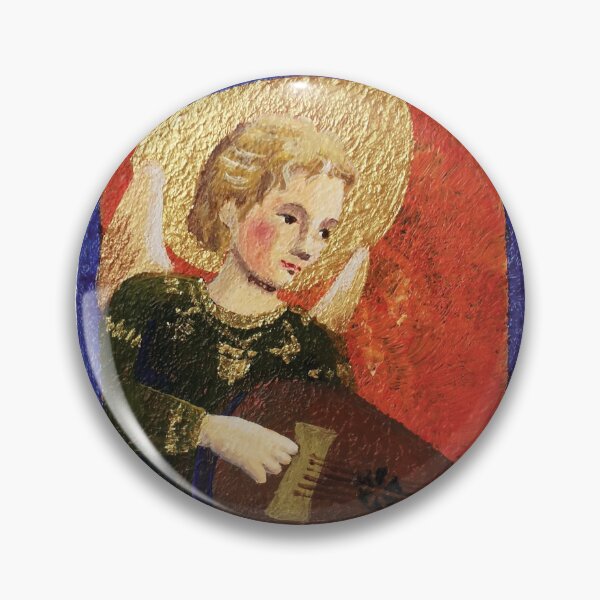 Item preview, Angel with zither designed and sold by Lucie Challier.