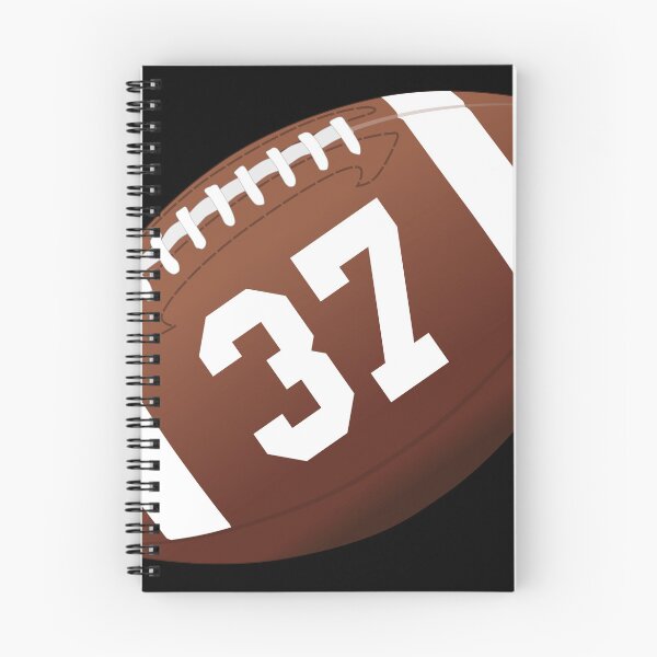 Item preview, American football ball number 37, thirty seven designed and sold by TheCultStuff.