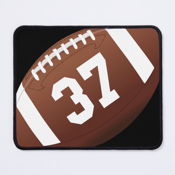 Item preview, American football ball number 37, thirty seven designed and sold by TheCultStuff.