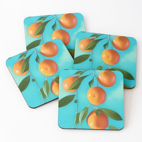 Item preview, branch with tangerines designed and sold by OverAltruist.