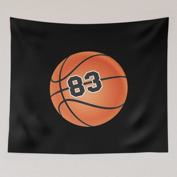 Item preview, Basketball ball number 83, eighty three designed and sold by TheCultStuff.