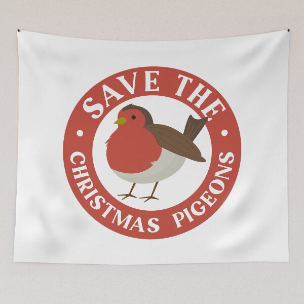 Item preview, Save the Christmas Pigeons designed and sold by PaulSDesign.