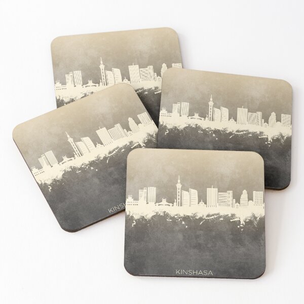 Item preview, Kinshasa Democratic Republic of the Congo Skyline designed and sold by ArtPrints.